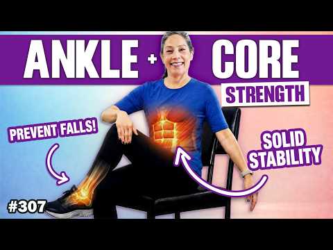 10-Minute Core and Ankle Workout for Seniors Over 60