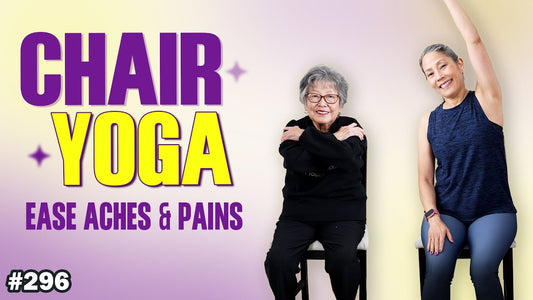 15 Min Chair Yoga for Posture & Neck Tension Relief