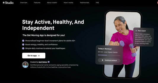Get Moving 50+: The Best Fitness App for Seniors Who Want Strength, Mobility, and Confidence