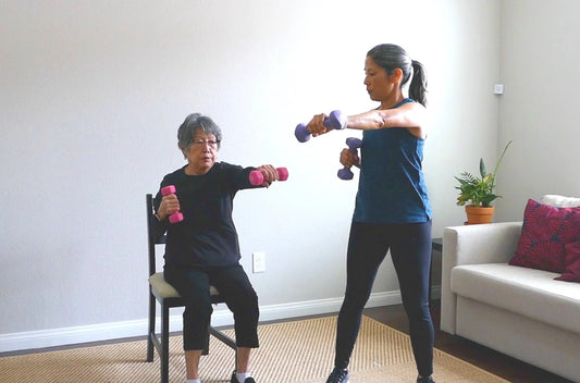Senior Fitness: Working out with Mom