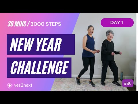 DAY 1: New Year Challenge - 30 Minute Walk