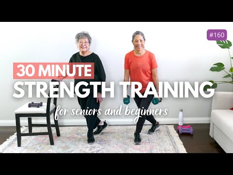 30 Minute Strength Workout for Seniors, Beginners
