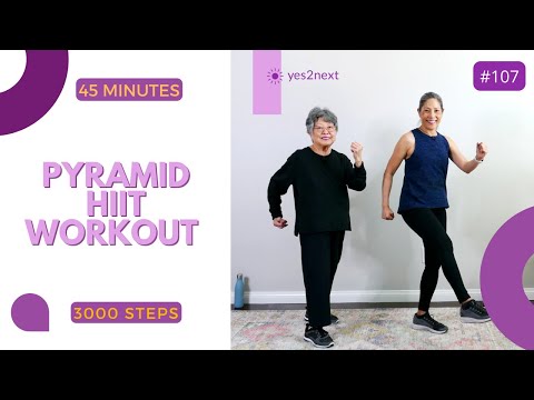 45-minute Pyramid HIIT Workout
