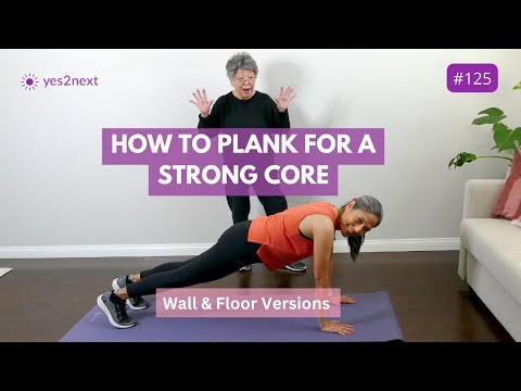 STRONG CORE: How to Plank for Beginners, Seniors