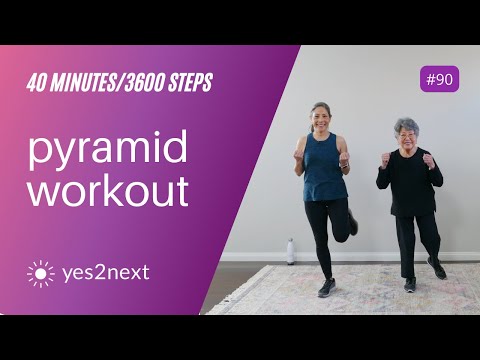 40 Minute Pyramid Walking Workout