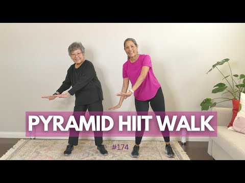 Fat Burning 30 Minute HIIT Walk for Seniors, Beginners
