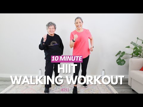 10 Minute HIIT Walking Workout