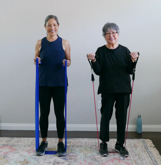 20 minute Walk & Strength Workout with Bands