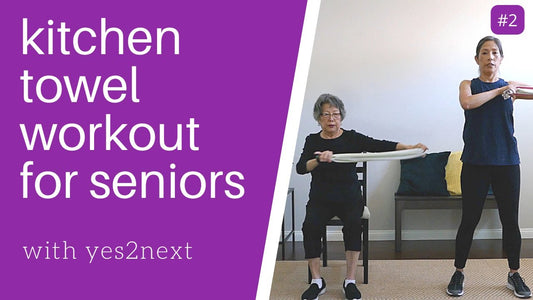 Dish Towel Workout in a Chair for Seniors, Elderly, and Anyone with Limited Mobility