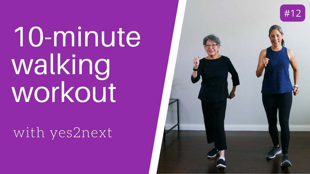 10-Minute Indoor Walking Workout for Seniors, Beginner Exercisers