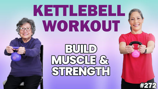 15 Min Kettlebell Workout for Seniors | Build Muscle & Strength