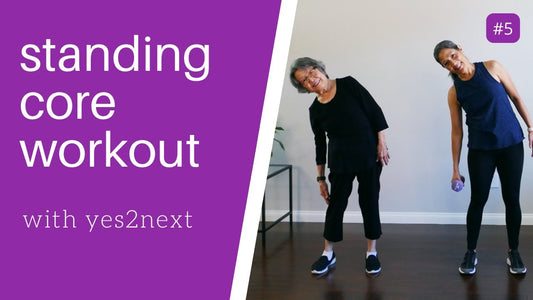 Standing Core Workout for Seniors, Beginner Exercisers