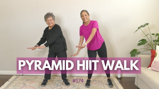 30 minute Pyramid HIIT Walking Workout