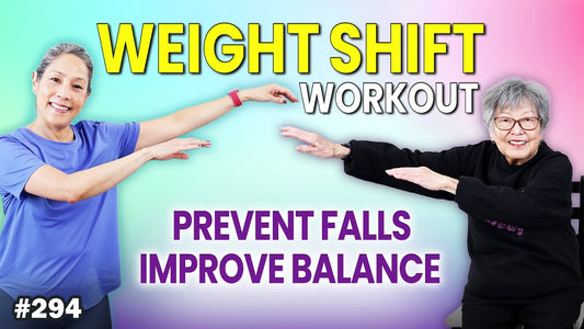 18-Minute Weight Shift Workout (Ages 60+) | Prevent Falls & Improve Balance