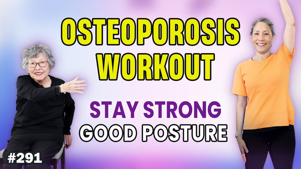 15 Min Osteoporosis-Friendly: Mobility, Strengthen Bones & Spine Support (Seated + Standing)