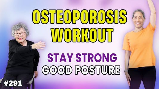 15 Min Osteoporosis-Friendly: Mobility, Strengthen Bones & Spine Support (Seated + Standing)