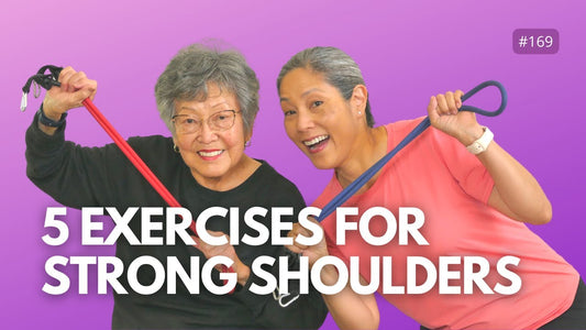 15 minute Shoulder Workout with Bands / 5 Exercises for Strong Shoulders