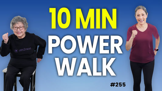 10-Min Power Walk for Seniors (Improve Heart health & Lower Blood Pressure)