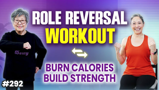 Role Reversal Walking Workout | Boost Circulation, Strength & Coordination (Standing + Seated)