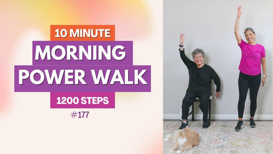 10 Minute Morning Power Walk (10 Min Walk starts at 3:20)