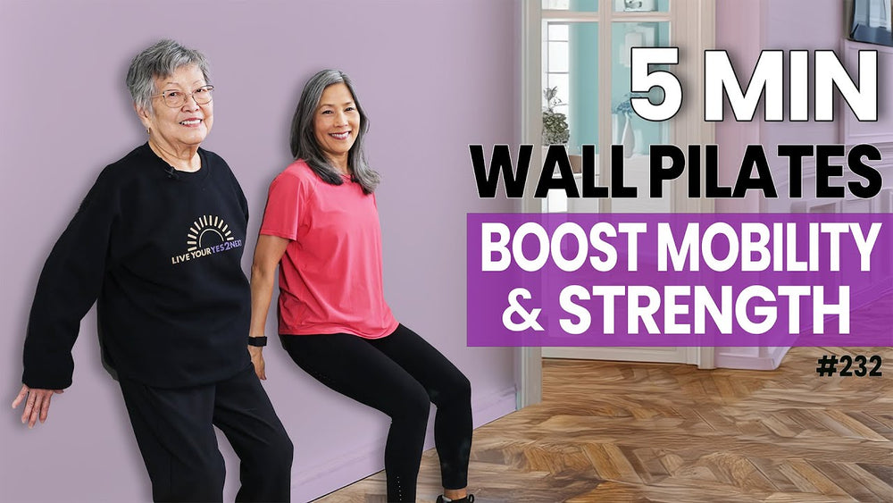 5 Min Standing Wall Pilates