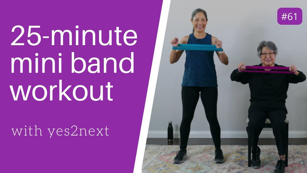 25 Minute Mini Band Workout | Seniors, Beginners