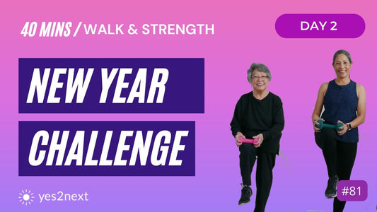 Day 2 New Year Challenge. 40 Minute Walk and Strength