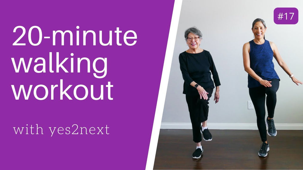 20 Minute Indoor Walking Workout for Seniors, Beginner Exercisers