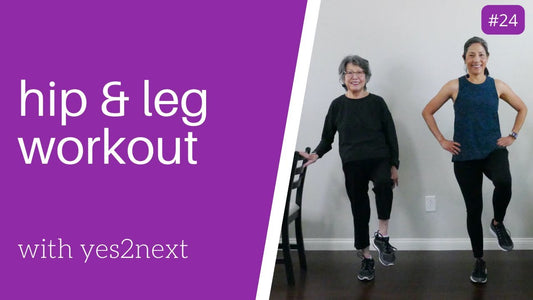 Hip and Leg Workout for Seniors, Beginner Exercisers