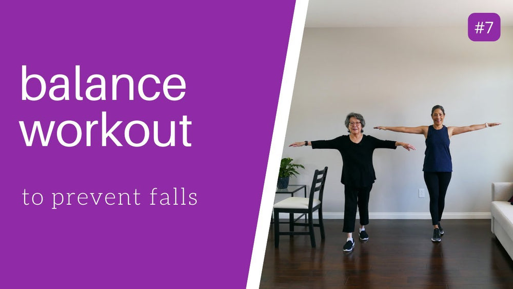 Balance Workout to Prevent Falls for Seniors, Beginner Exercisers