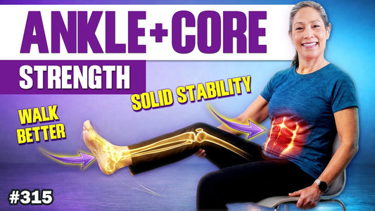 Ankle & Core Workout to Prevent Falls | Walk Stronger with Every Step