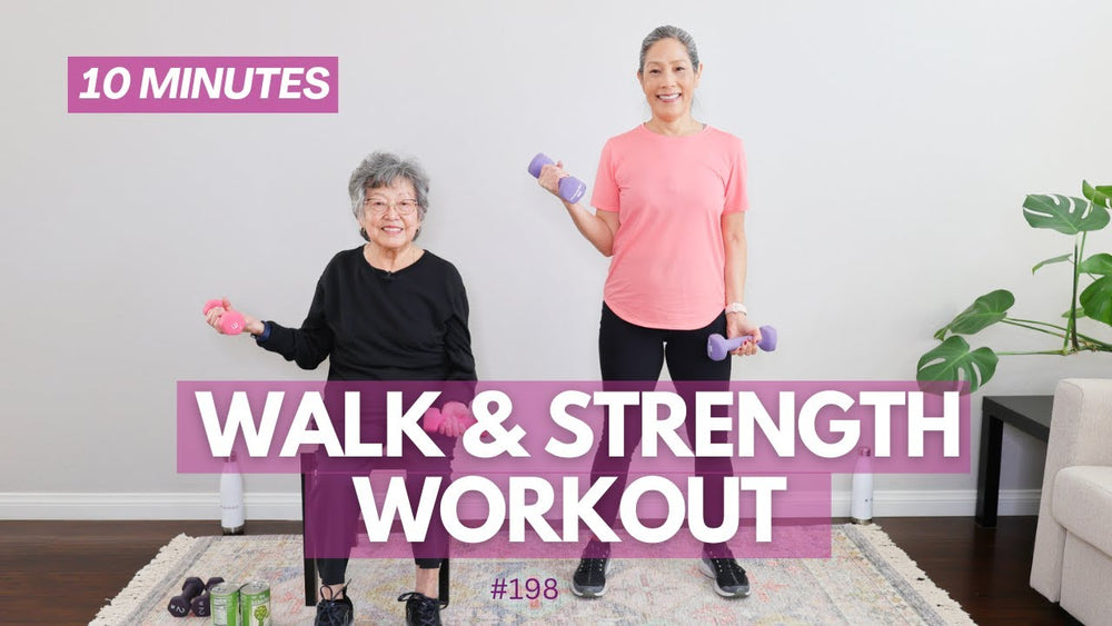 10 Minute Walking Workout and Strength Training
