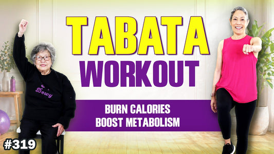 Tabata Workout to Burn Calories & Boost Heart Health | Progressive Format (Seniors & 50+)